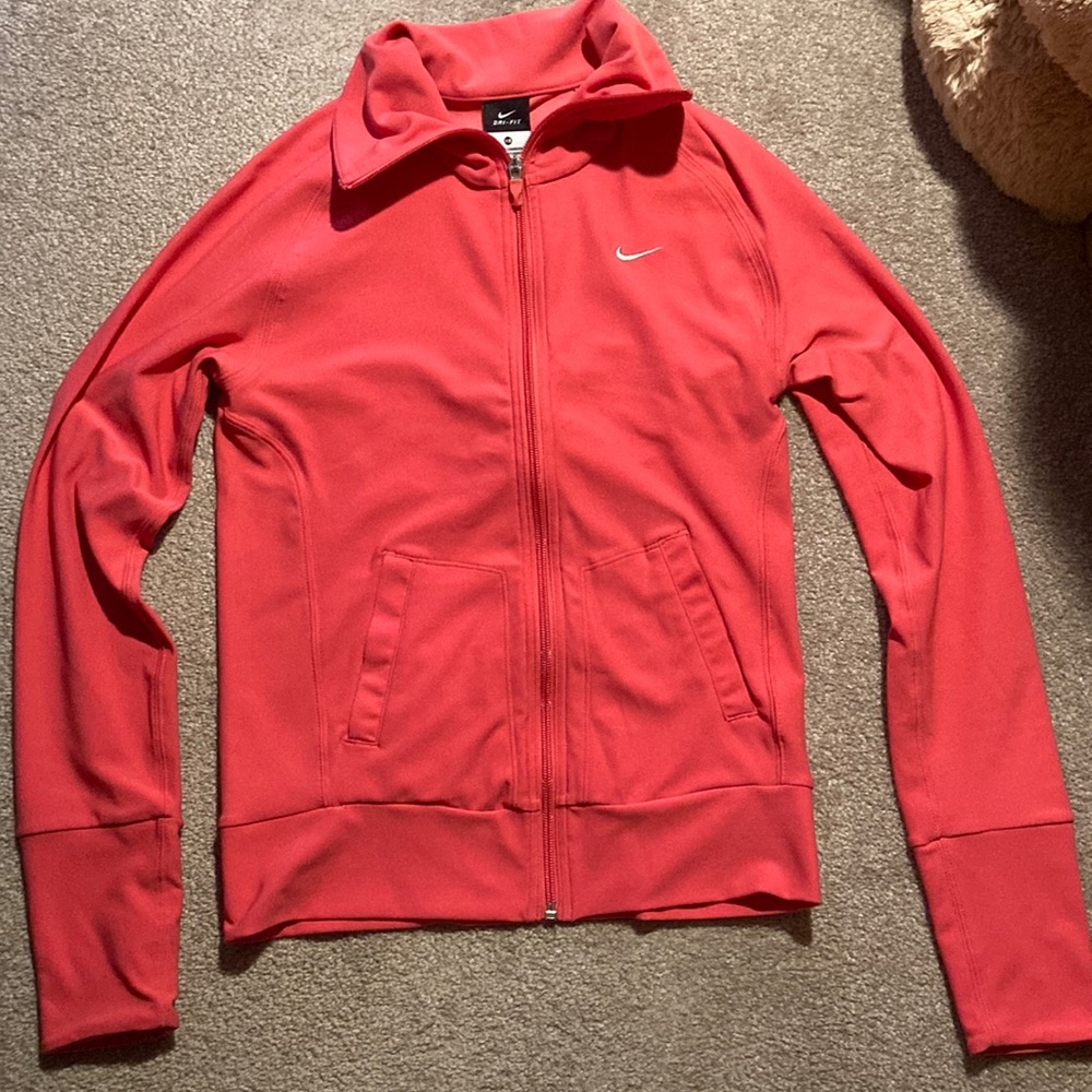 Coral Nike zip up